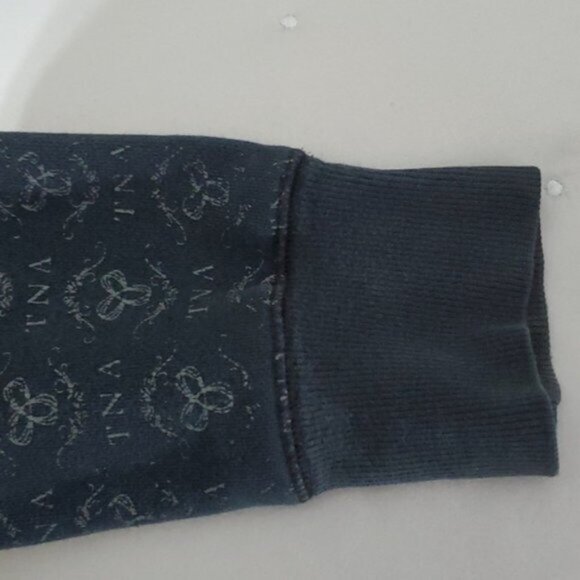 ARITZIA TNA- Vintage Logo Zip up Hoodie in black/grey - Picture 8 of 14